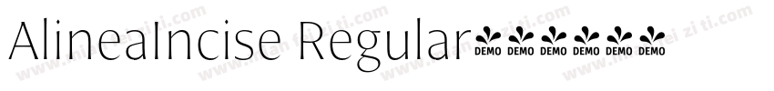AlineaIncise Regular字体转换